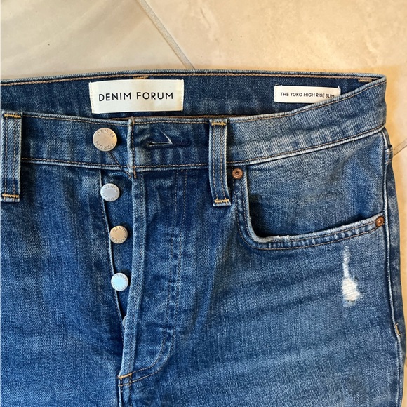 Denim Forum Yoko High Rise Slim - Picture 2 of 6